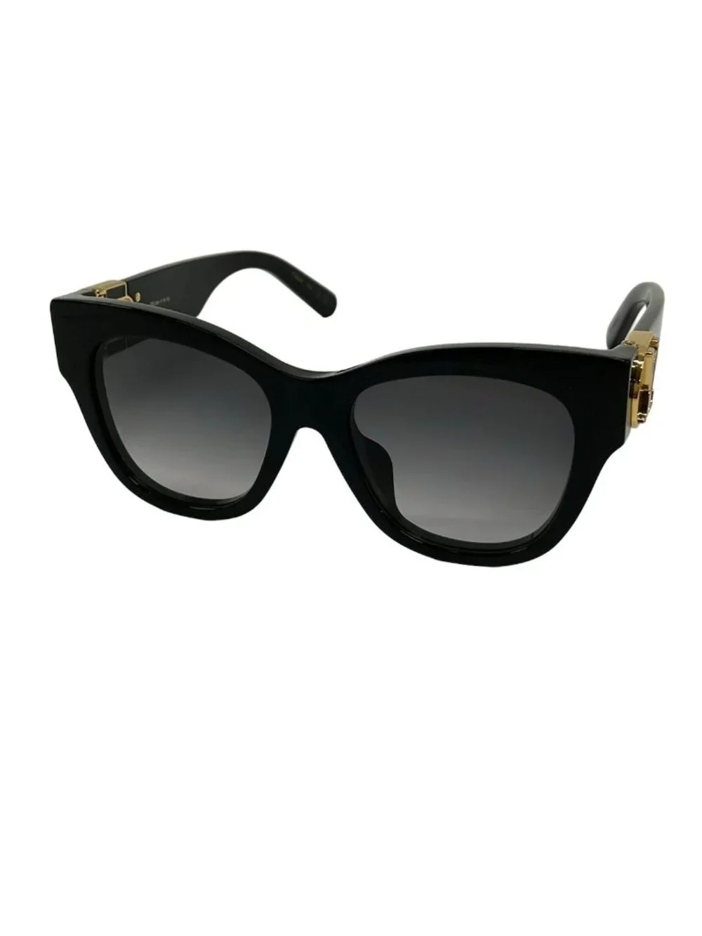 Louis Vuitton Sunglasses LV Link Cat Eye Black Gold Eyewear